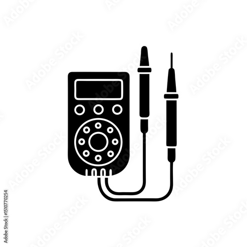 creative details multimeter icon vector illustration	