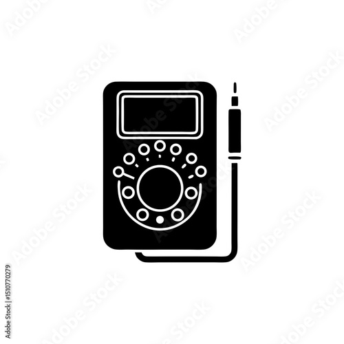 creative details multimeter icon vector illustration	