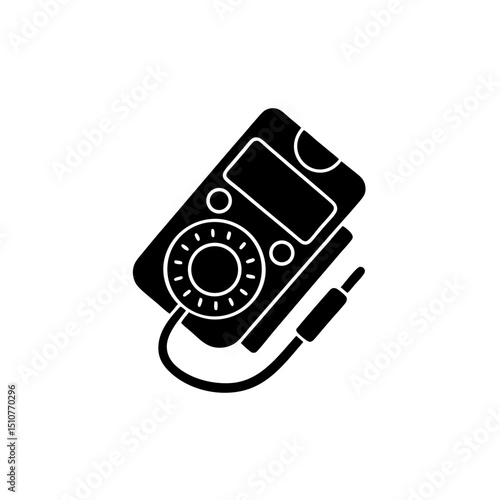 creative details multimeter icon vector illustration	