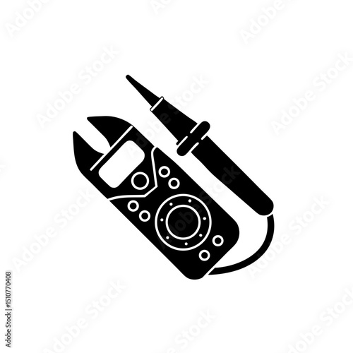 creative details multimeter icon vector illustration	