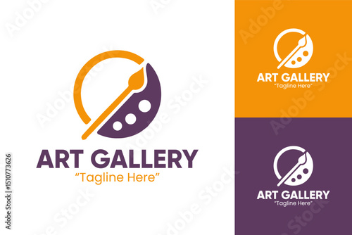 Minimalist Art Gallery Logo Design for Creative Art Displays