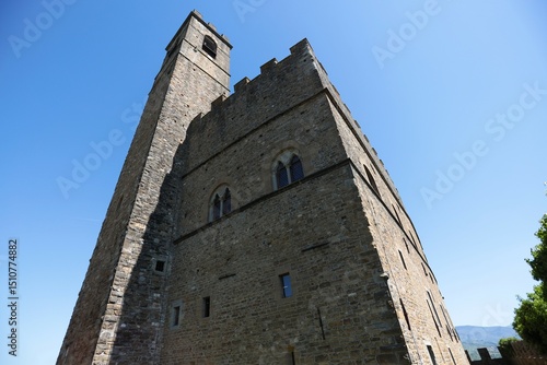 The Castle of the Counts Guidi of Poppi, Arezzo, Italy.