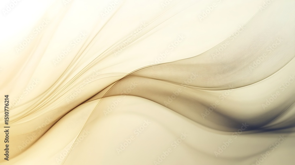 Obraz premium Abstract flowing curves (2)