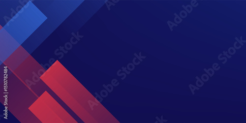 simple red blue abstract background with gaming style for banner and event