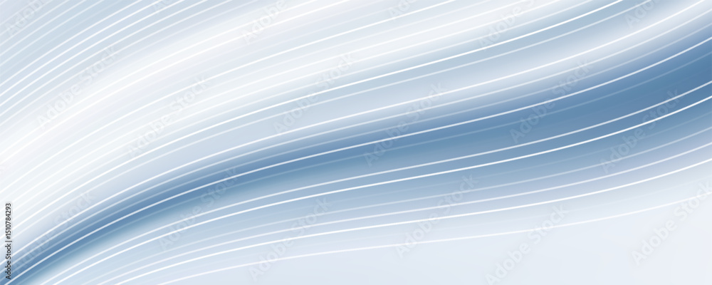 Abstract blue white luxury fabric wave background with copy space. Smooth liquid wave. Elegant shiny silk satin texture. Suit for wallpaper, cover, header, desktop, web, flyer. Vector illustration Abstract blue white luxury fabric wave background with copy space. Smooth liquid wave. Elegant shiny silk satin texture. Suit for wallpaper, cover, header, desktop, web, flyer. Vector illustration