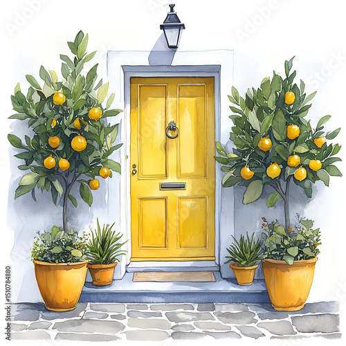 Colorful Doors with Flowers & Plants – Cottagecore & Mediterranean Decor
