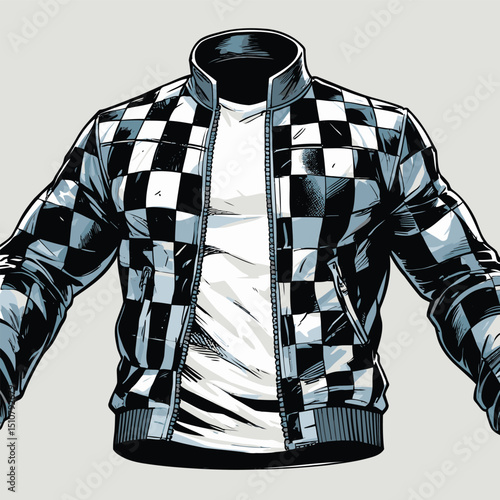 men's jacket vector art for graphic design needs