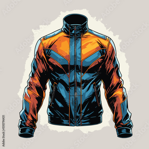 men's jacket vector art for graphic design needs