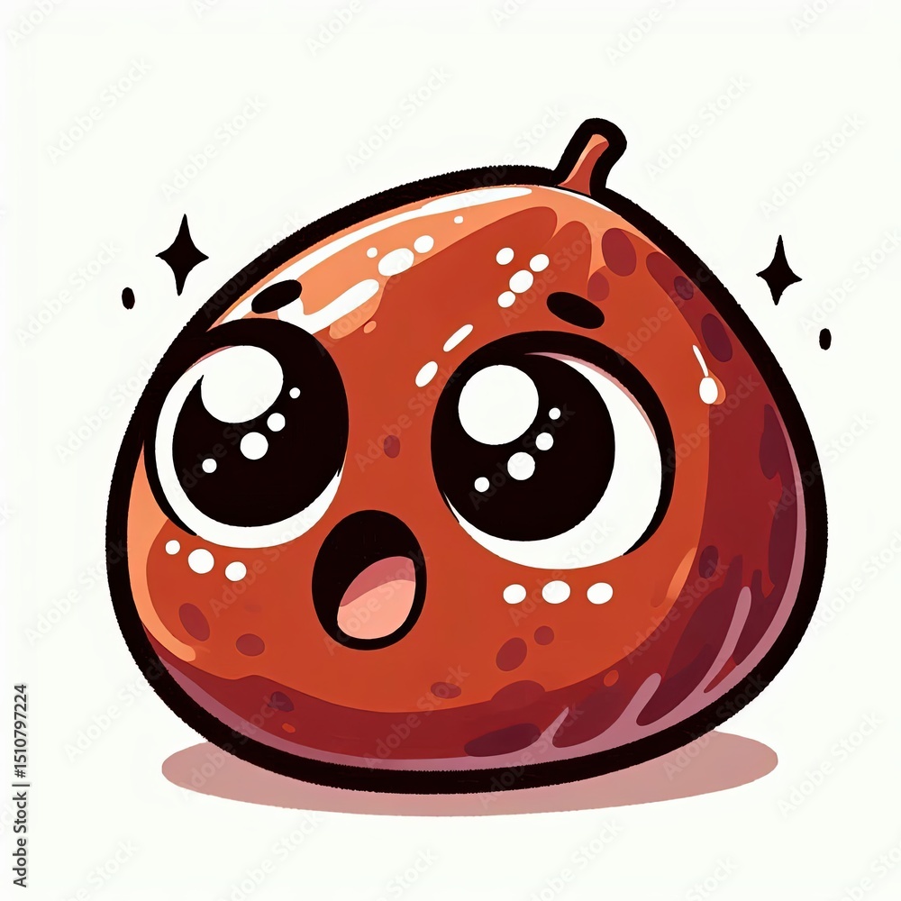 Obraz premium dates surprise cartoon character