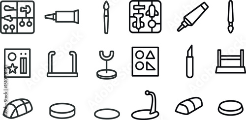 Creative art and craft tools and materials for diy projects