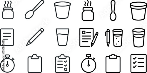 Minimalist kitchen and office tools for everyday use and organization