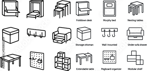 Multifunctional furniture concepts for space-saving solutions in modern living