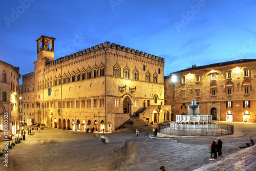 Palazzo dei Priori (Palazzo Comunale) in Perugia, Italy