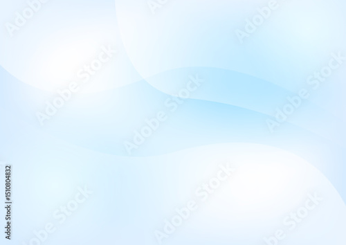 綺麗なグラデーションの水色背景　ベクター　素材	
