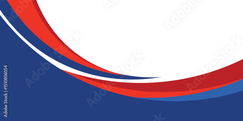 Free Download abstract business banner background with red and blue gradient color.eps10 - GFXLoad