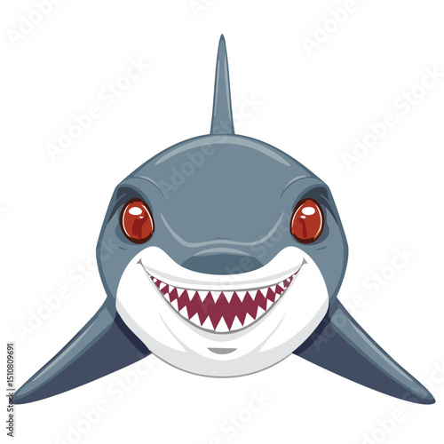 Portrait of a shark cat with fluid colors dripping in background.horizontal, no people, color image, illustration, animal themes, full length, biology, shark, aggression, death, dinosaur, extinct, mot