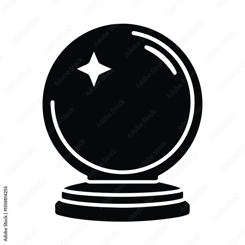 Obraz premium Crystal Icon Vector Flat and Clean Look Isolated