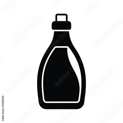 Detergent Bottle Icon Vector Flat and Clean Look Isolated