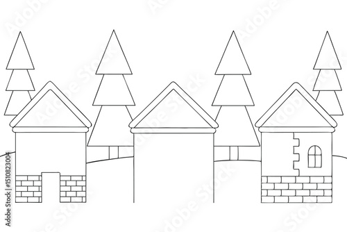 vector illustration of a house