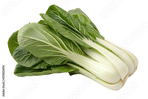Φωτογραφία Fresh Bok Choy Vegetable Ready for Cooking Isolated on Transparent Background