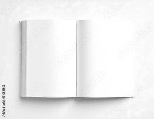 Open book, blank pages (1)