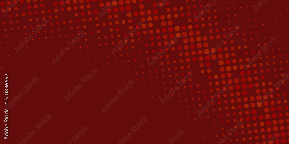Abstract halftone dots background in red colors Abstract halftone dots background in red colors