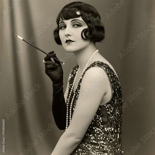 Vintage Flapper Girl 1920s Fashion, Glamour, and Style