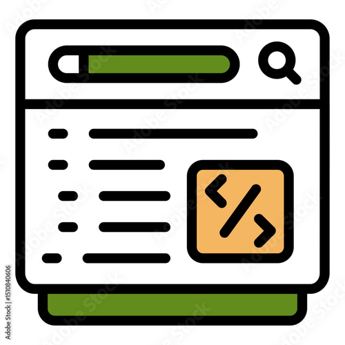 Website icon set. Containing web design, internet, content, SEO, hosting, server, homepage and e-commerce icon. Solid icon collection. Vector Website Interface thin line icons. See Less
