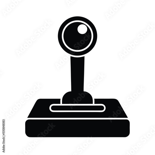Joystick Icon Vector Flat and Clean Look Isolated.eps