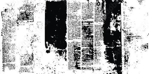  Vector newspaper paper grunge vintage old aged texture. Vintage grunge newspaper collage background. 