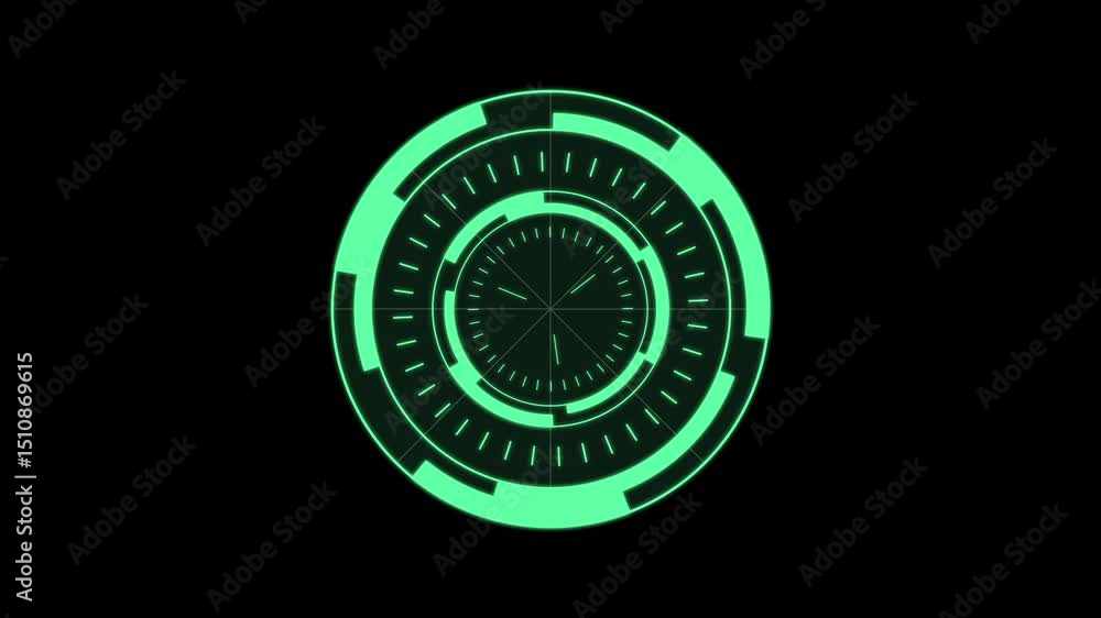 Circle hud video Circle hud video