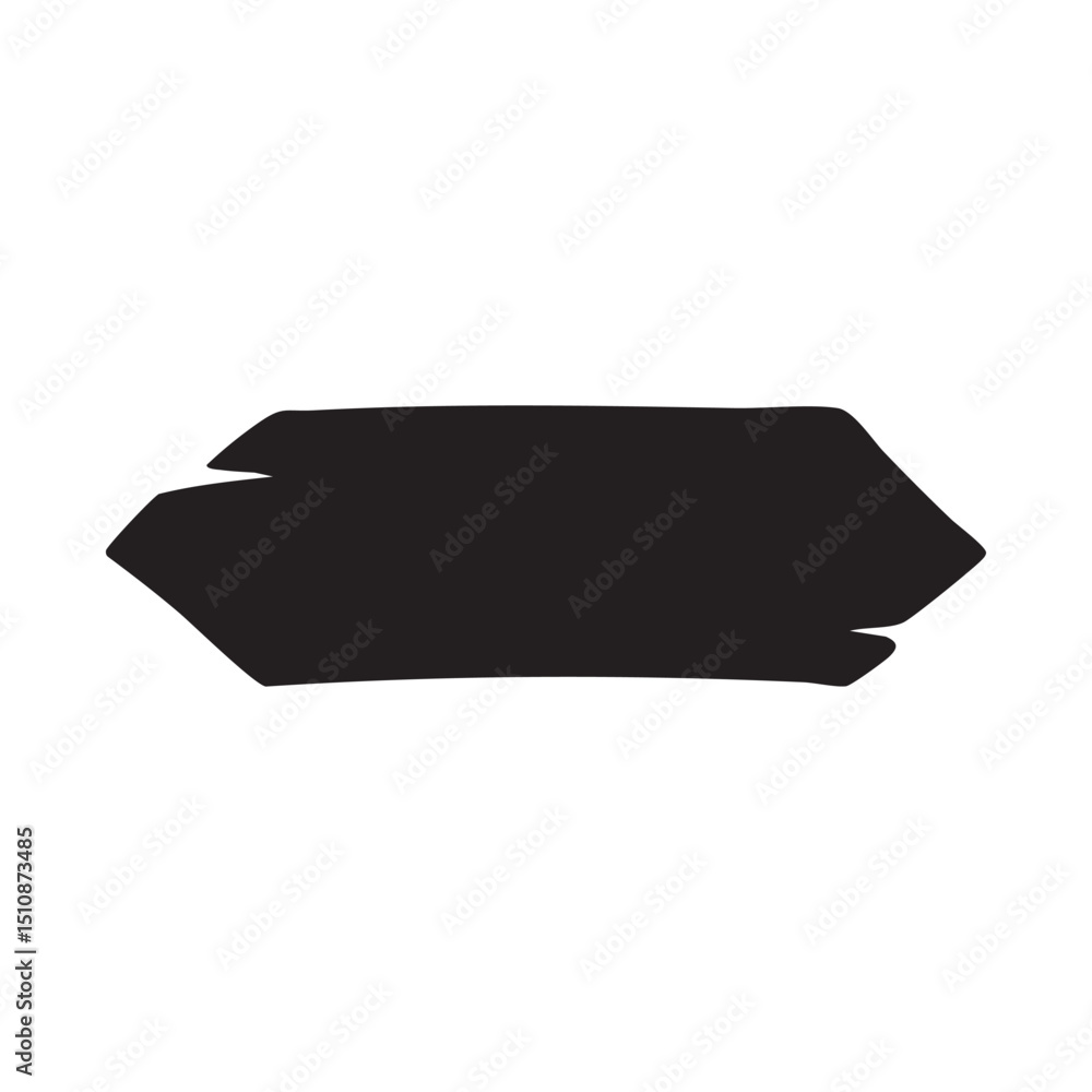 Black Wood Shape Vector Black Wood Shape Vector