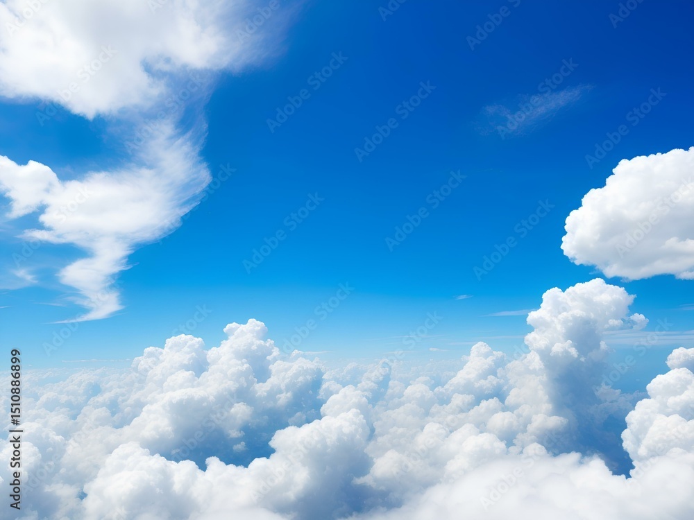 Obraz premium blue sky with clouds