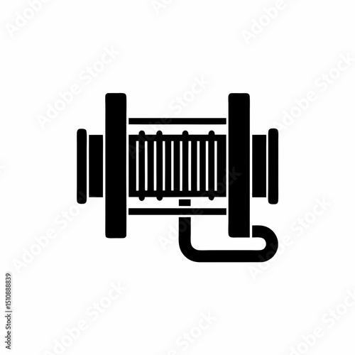 creative details winch icon vector illustration	