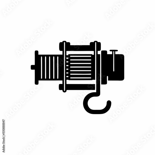 creative details winch icon vector illustration	
