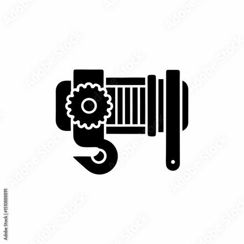 creative details winch icon vector illustration	