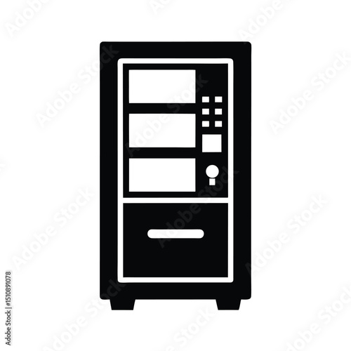 Vacuum Cleaner Flat Clean Vector Icon