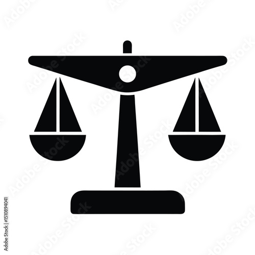 Weighing Scale Icon Vector Flat and Clean Look
