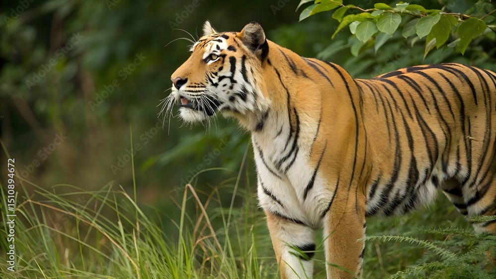 Fototapeta premium tiger in the jungle