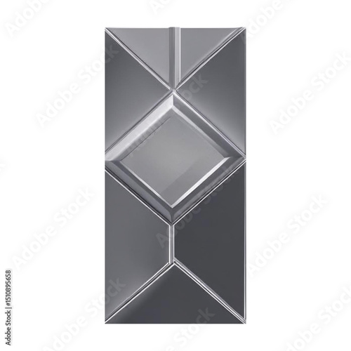 Modern geometric mirror wall decor panel for living room bedroom bathroom and entryway decoration ideas design