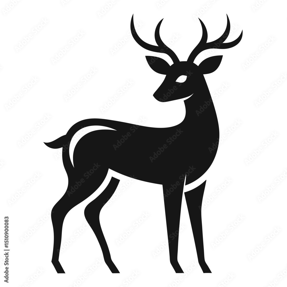 Elegant deer silhouette walking profile wildlife vector illustration design isolated, deer, silhouette, animal, vector, wildlife, nature, mammal, forest, isolated, walking, side view, design, graphic Elegant deer silhouette walking profile wildlife vector illustration design isolated, deer, silhouette, animal, vector, wildlife, nature, mammal, forest, isolated, walking, side view, design, graphic