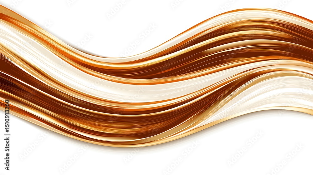 Abstract gold and cream flowing waves Abstract gold and cream flowing waves