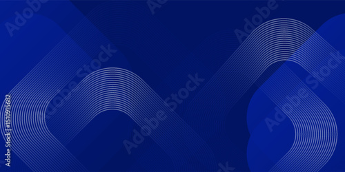 Simple nice modern abstract blue background. Modern simple blue geometric design. Minimal shapes. Suit for booklet  brochure  banner  poster