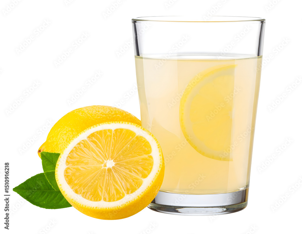 lemonade glass, sliced lemon, condensation lemonade glass, sliced lemon, condensation