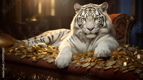 tiger and money gold