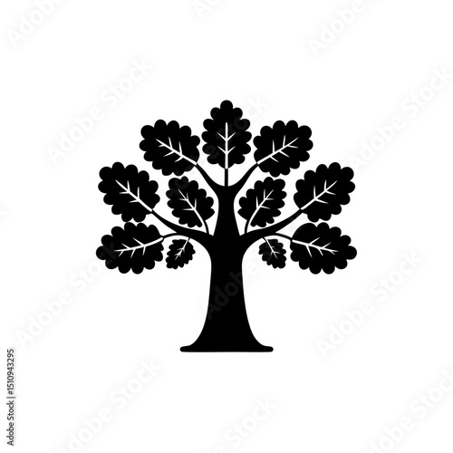 creative details Elevation Tree icon vector illustration
