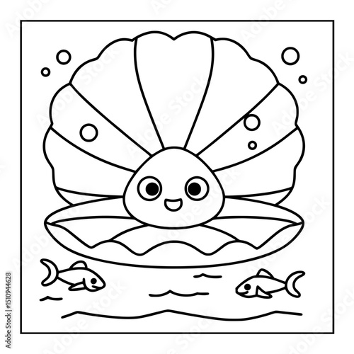 ocean animal cartoon coloring pages