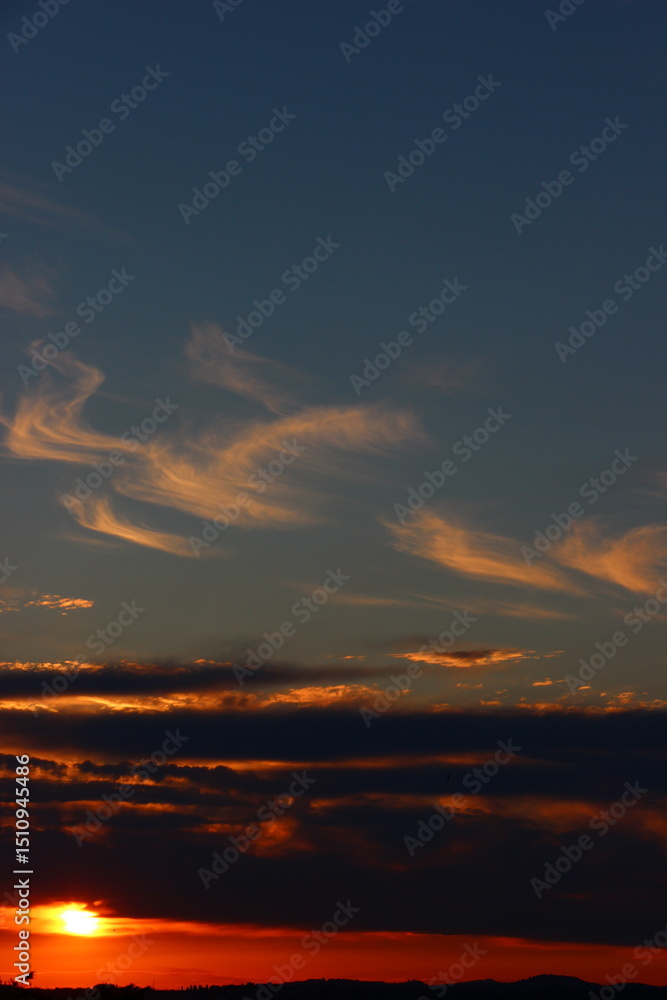 Fototapeta premium Colori del tramonto