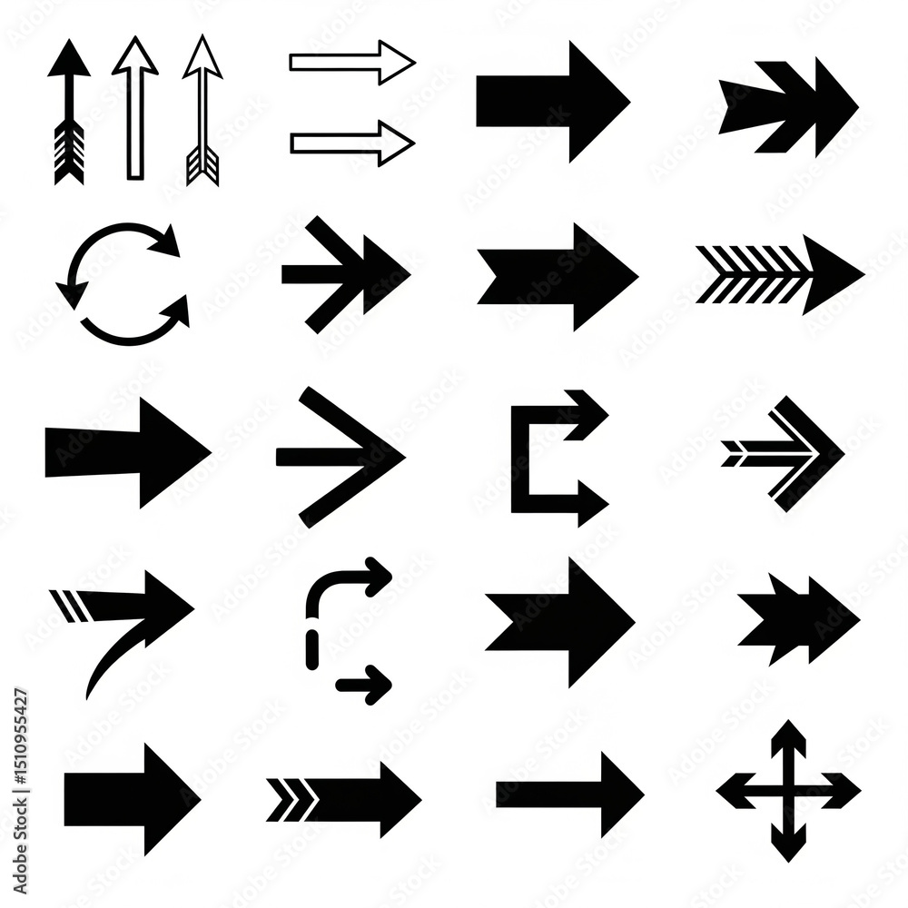 arrow icons set arrow icons set