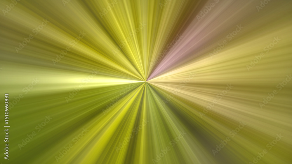 Obraz premium 4K abstract digital art featuring a radial blur effect with a central point of focus, radiating outwards. Dynamic picture with motion and speed effect.